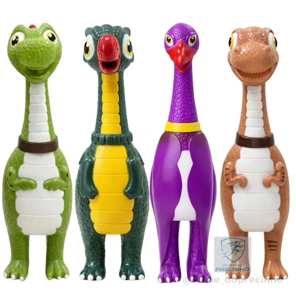 Mordedor Pet Macio DINO para Cães e Gatos em Vinil Colecionável