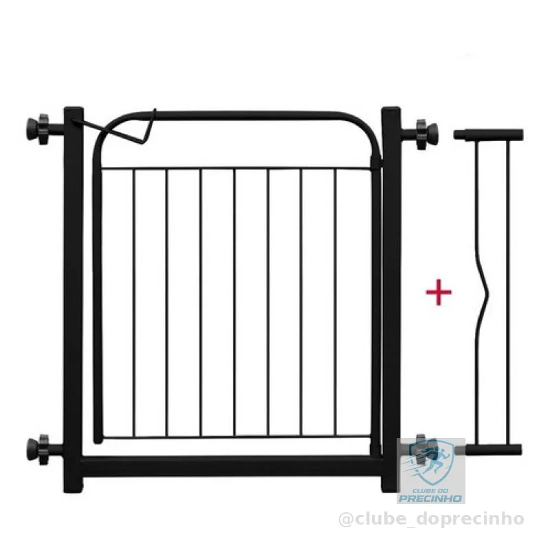 Portão Para Cães Grade De Proteção Para Crianças 69 cm A 83,5 cm Forte Antiferrugem Envio Imediato