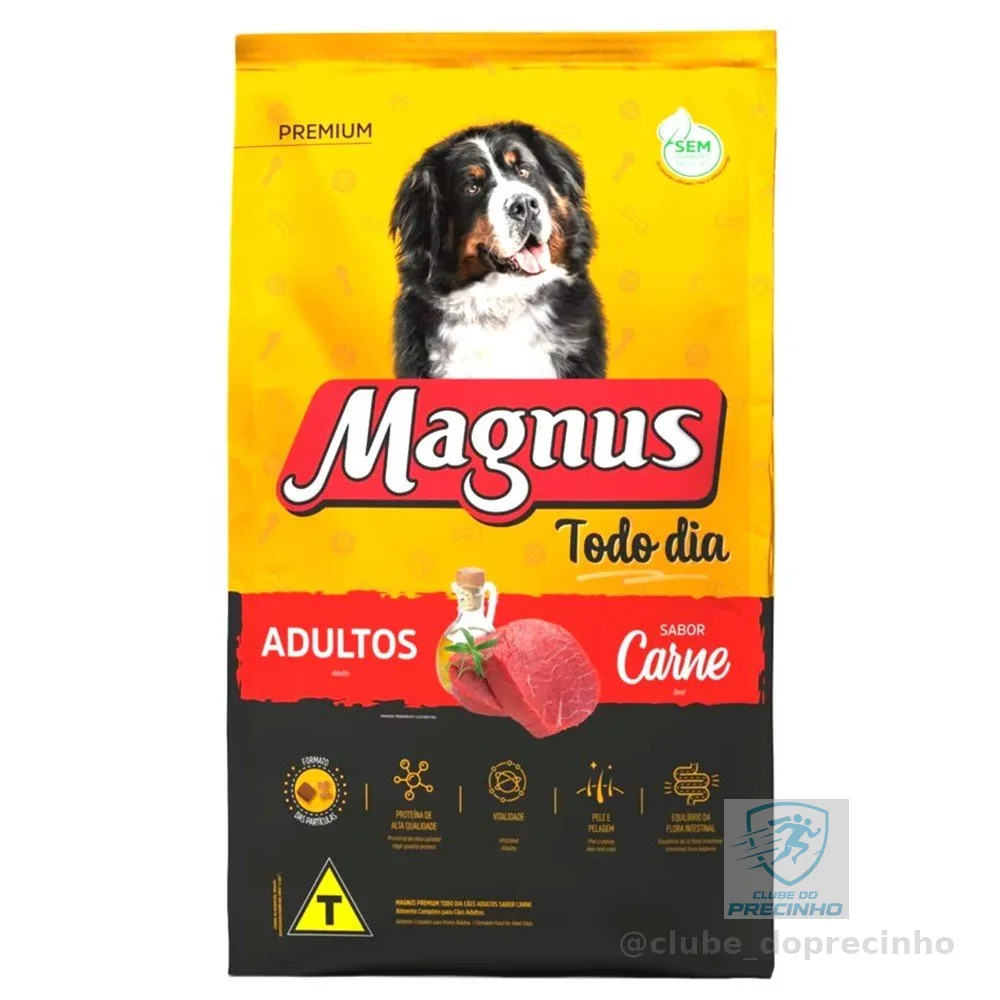 Ração Para Cachorro Magnus Todo Dia Cães Adulto Médio e Grande Porte 25kg