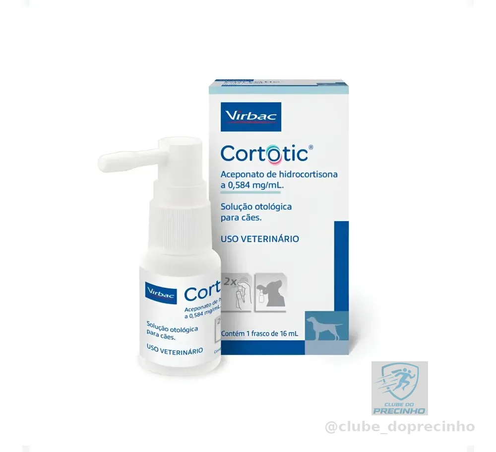 Cortotic Solução Otológica Virbac Para Cães 16ml