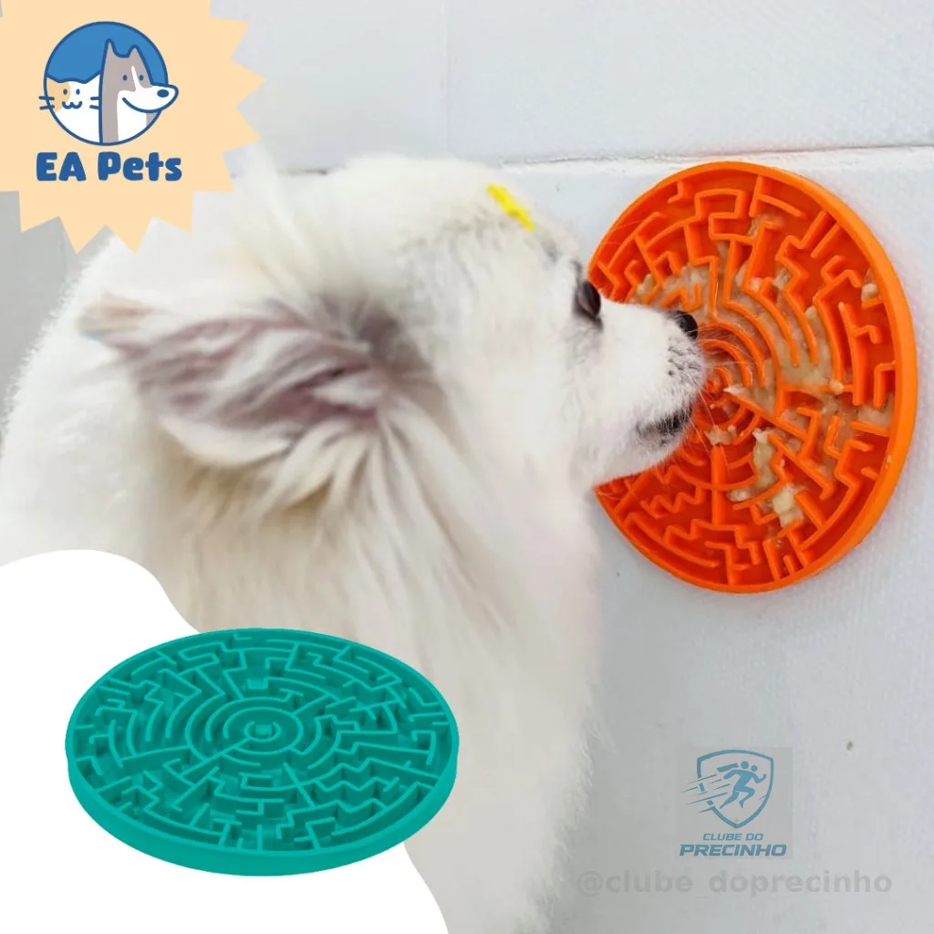 Tapete de Lamber Com Ventosas Da Pet Games Labirinto Divertido E Saudável Brinquedo Cão Cachorro