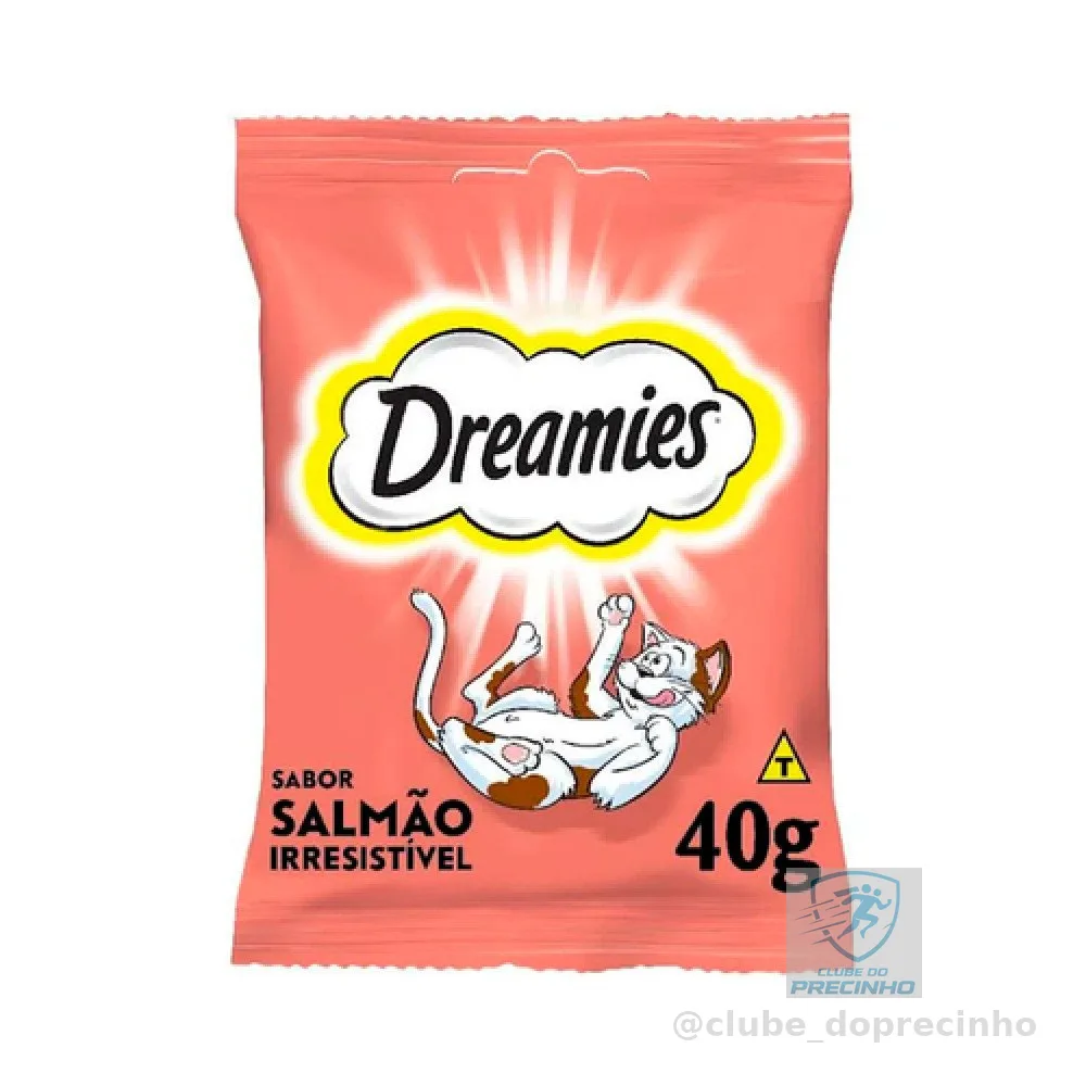 Petisco Salmão Irresistível Gatos Adultos 40g Dreamies