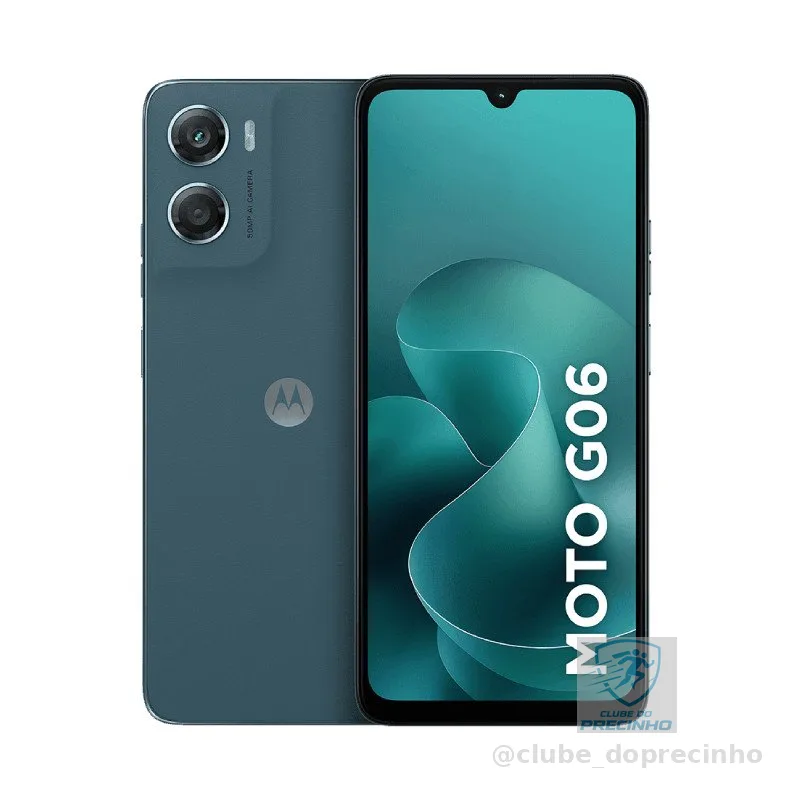 Smartphone Motorola Moto g06 - 128GB 12GB (4GB RAM + 8GB Ram Boost) e Camera 50MP Bateria de 5200mAh