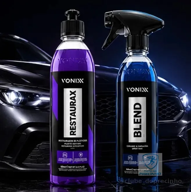 Kit Vonixx Restaurax + Blend Cera Líquida Spray 500ml