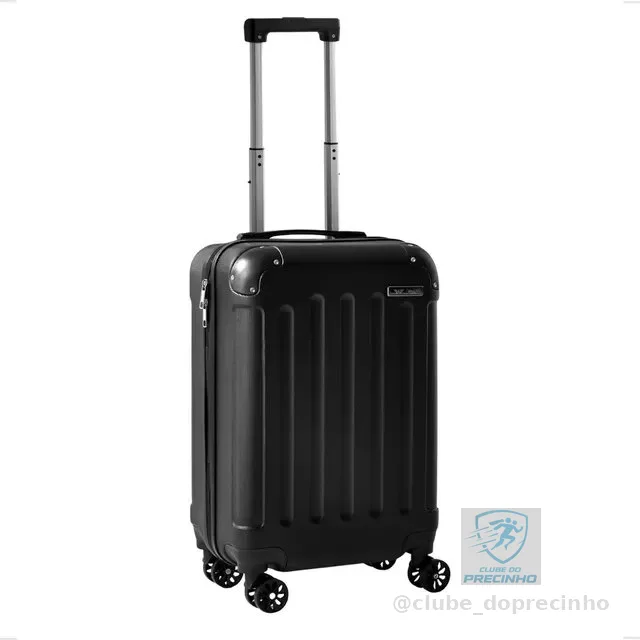Mala De Viagem Bordo Mão Pequena 10kg Abs Cadeado 360