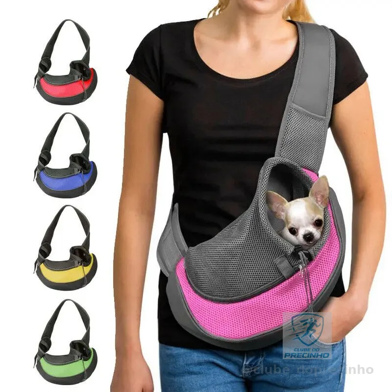 Bolsa De Ombro Para Transportar Pet Animais Cachorro Gato
