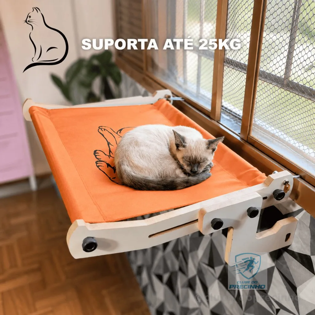 Prateleira cama de janela  para gatos - G cama suspensa gato - cama gato janela
