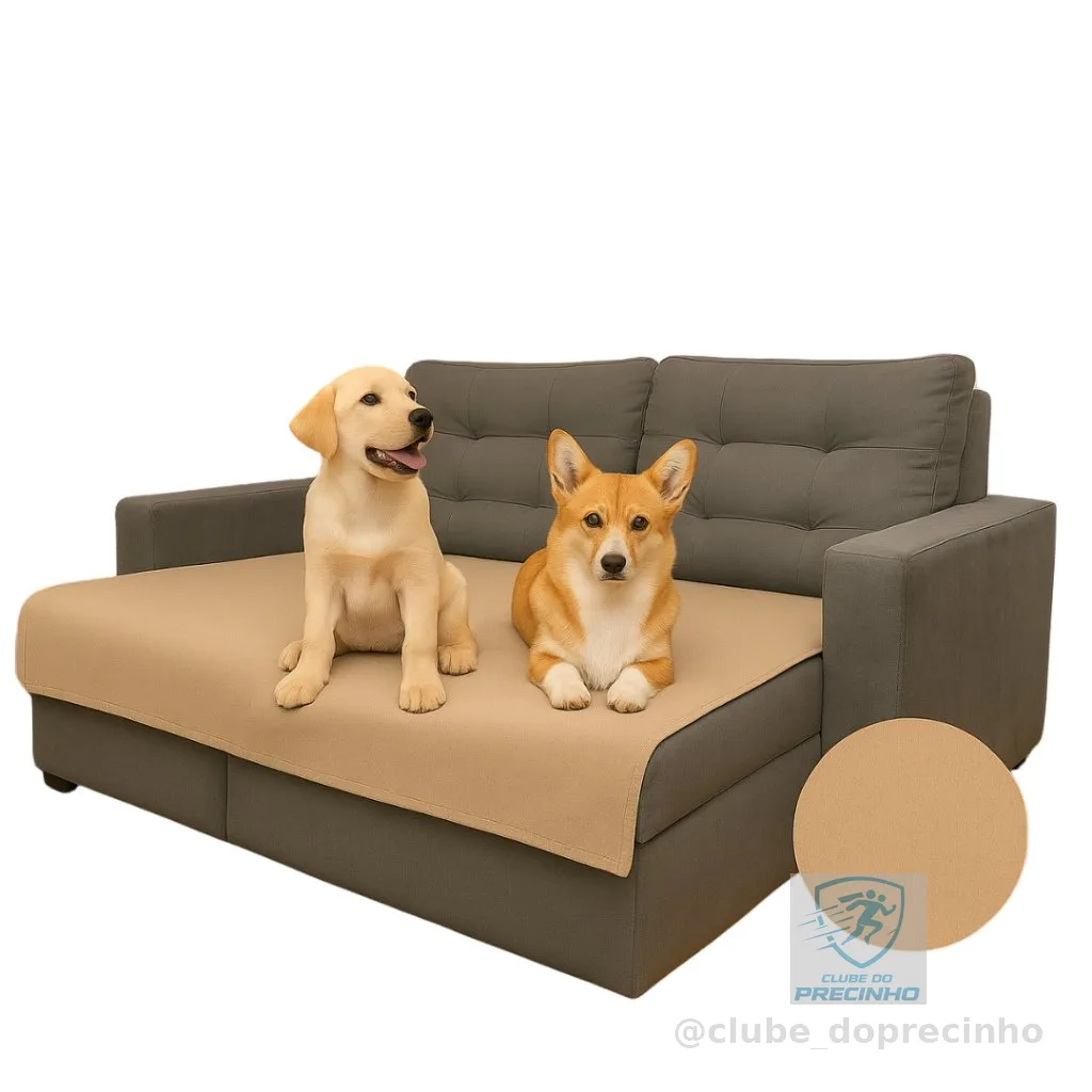 Protetor De Sofá Para Cães E Gatos. Contra Pelos E Líquidos 1,35 x 1,35