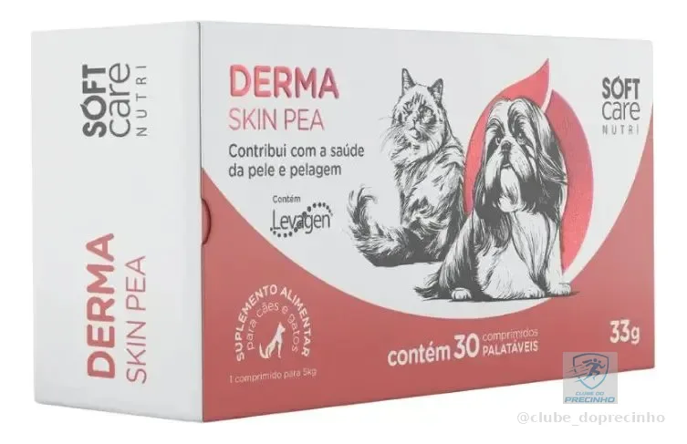 Suplemento Pet Derma Skin Soft Care Nutri 30 Comprimidos