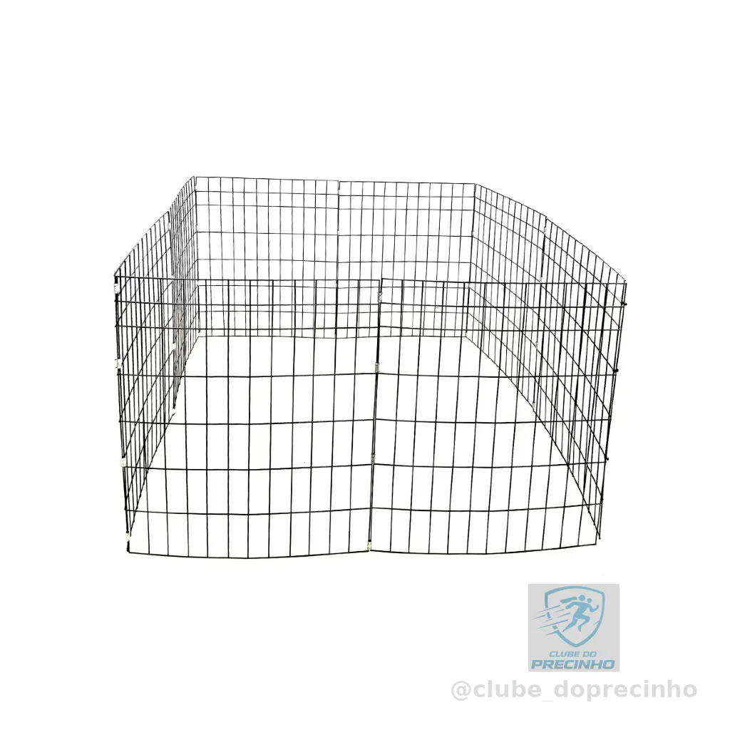 Cercado Para Cachorro de Pequeno e Medio Porte 100 cm x 100 cm x 60 cm