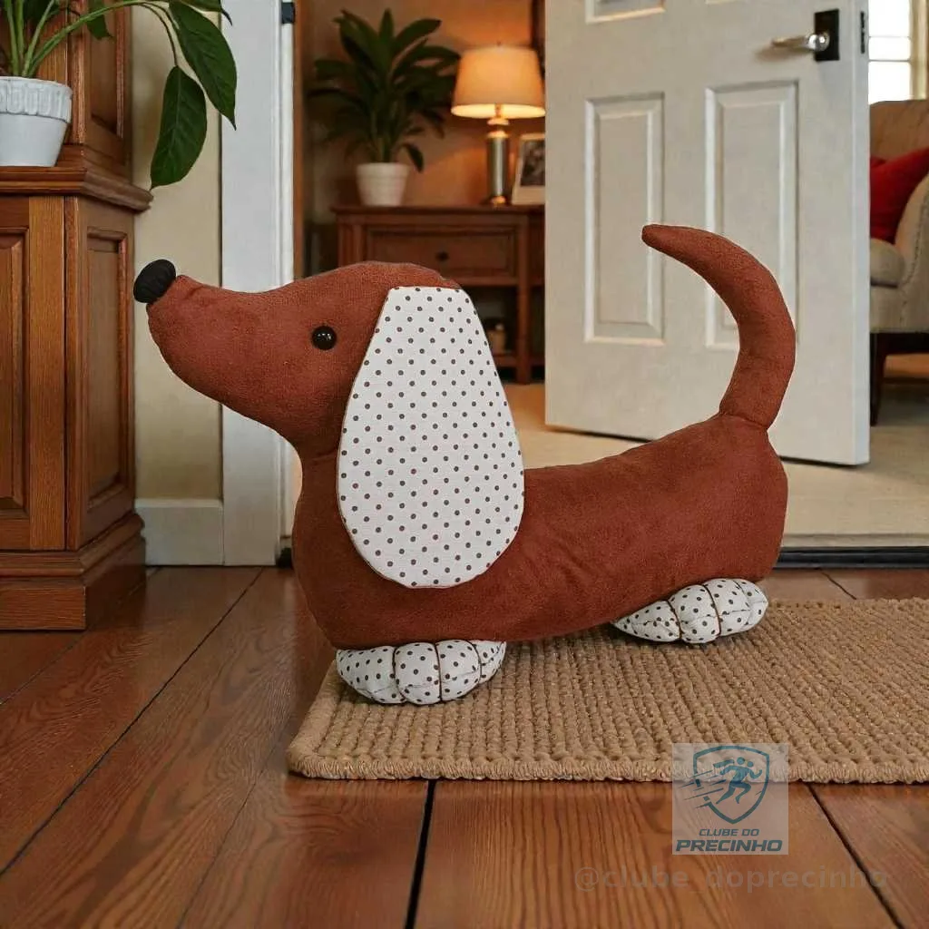 Peso de Porta Cachorro Decorativo – Modelo Salsicha - Dachshund