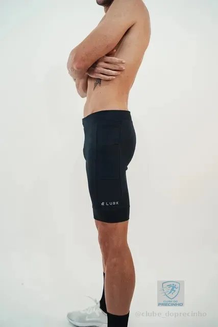 Lurk Bermuda Corrida 5 Bolsos Masculino Adulto Preta