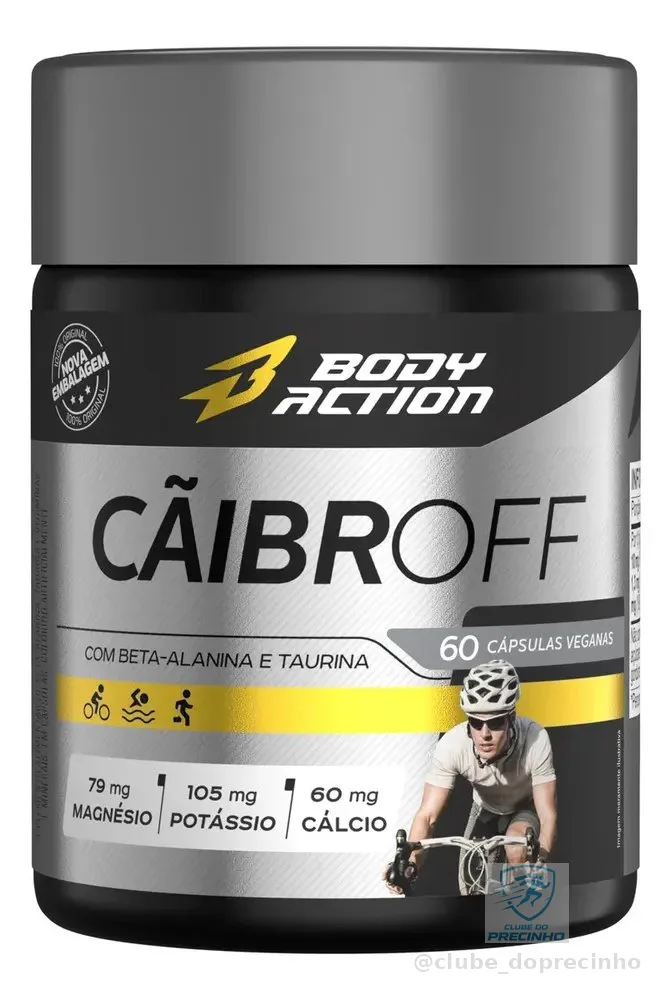 Cãibroff Anti Cãimbras 30 Dias Bodyaction Sabor Sem sabor