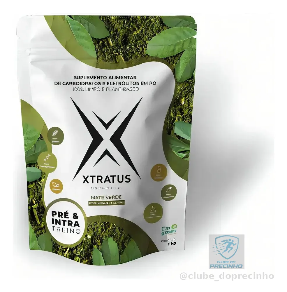 Suplemento Xtratus Endurance Pré Intratreino Mate Verde 1kg