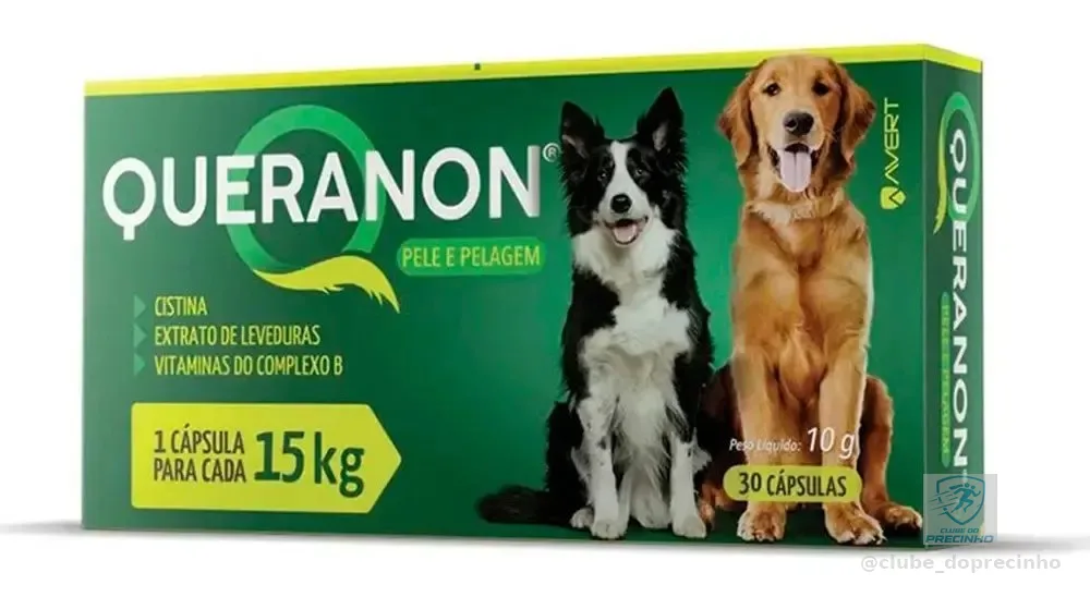 Suplemento Queranon Cães Avert C/30 Cápsulas