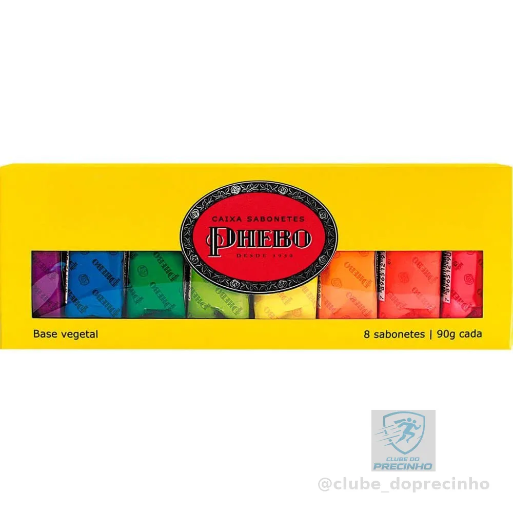 Kit Sabonete, PHEBO, Amarelo, 720g