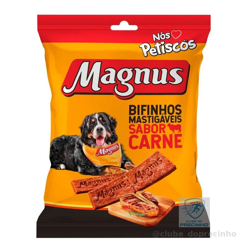 Bifinho Magnus Mastigáveis Para Cães Sabor Carne 60g
