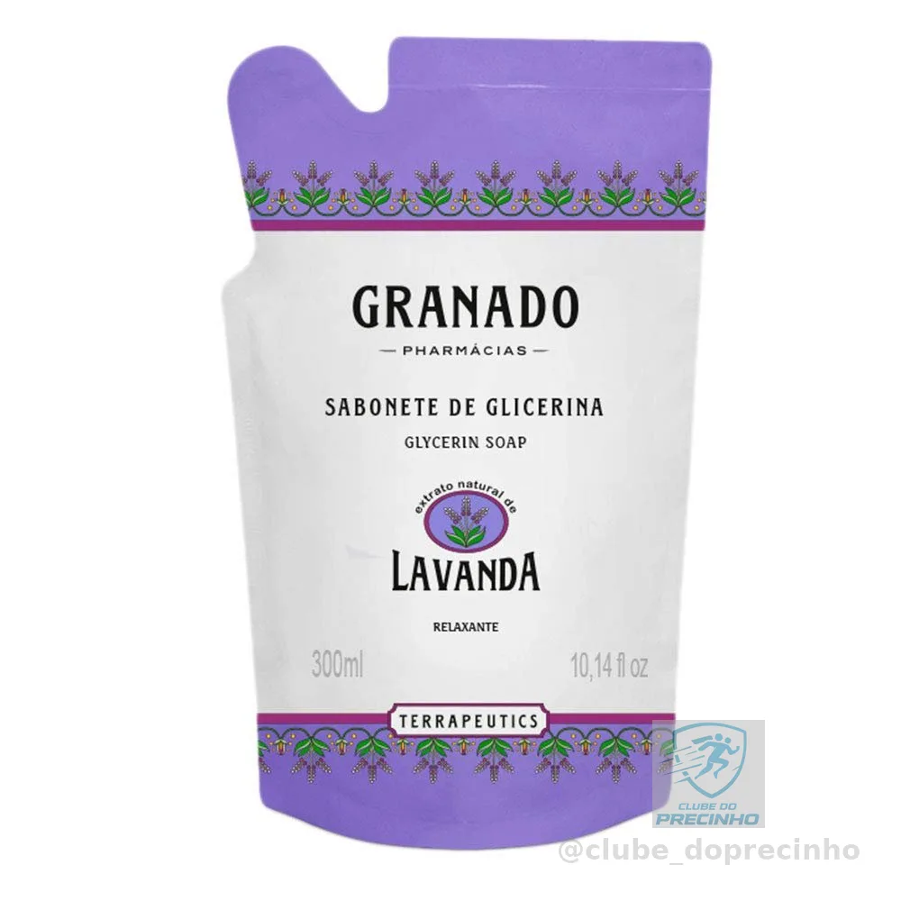Granado Refil Sabonete Terrapeutics, Lavanda, 300ml