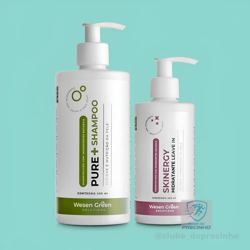 Combo Manutenção Completa Para Pets Shampoo E Hidratante Limão Siciliano