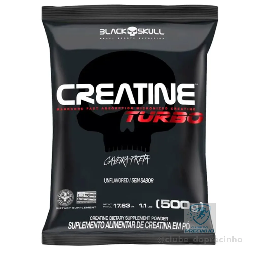 Black Skull Creatina Turbo 500g Refil