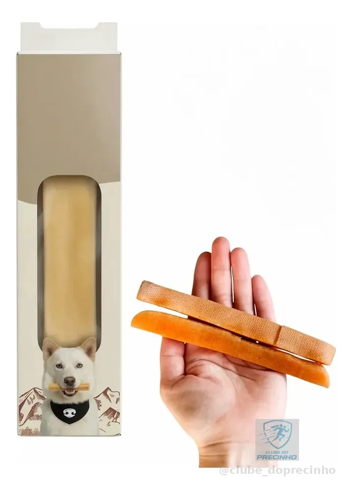 Mordedor Natural P/ Cães Yak Chews Luv Queijo Do Himalaia P