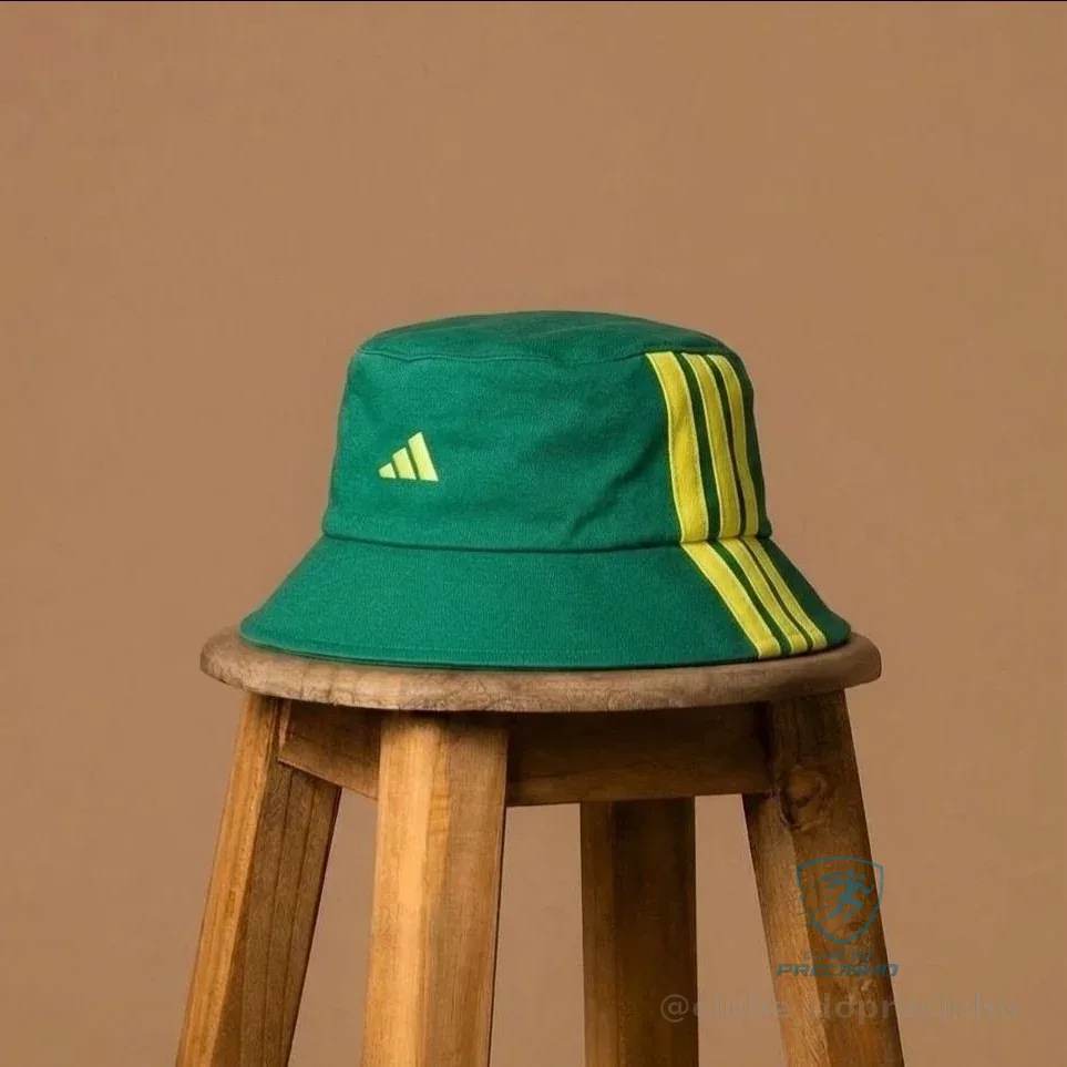 Chapeu adidas Bucket Três Listras Ke8043 Bold Green / Bright Yellow M/g Lisa