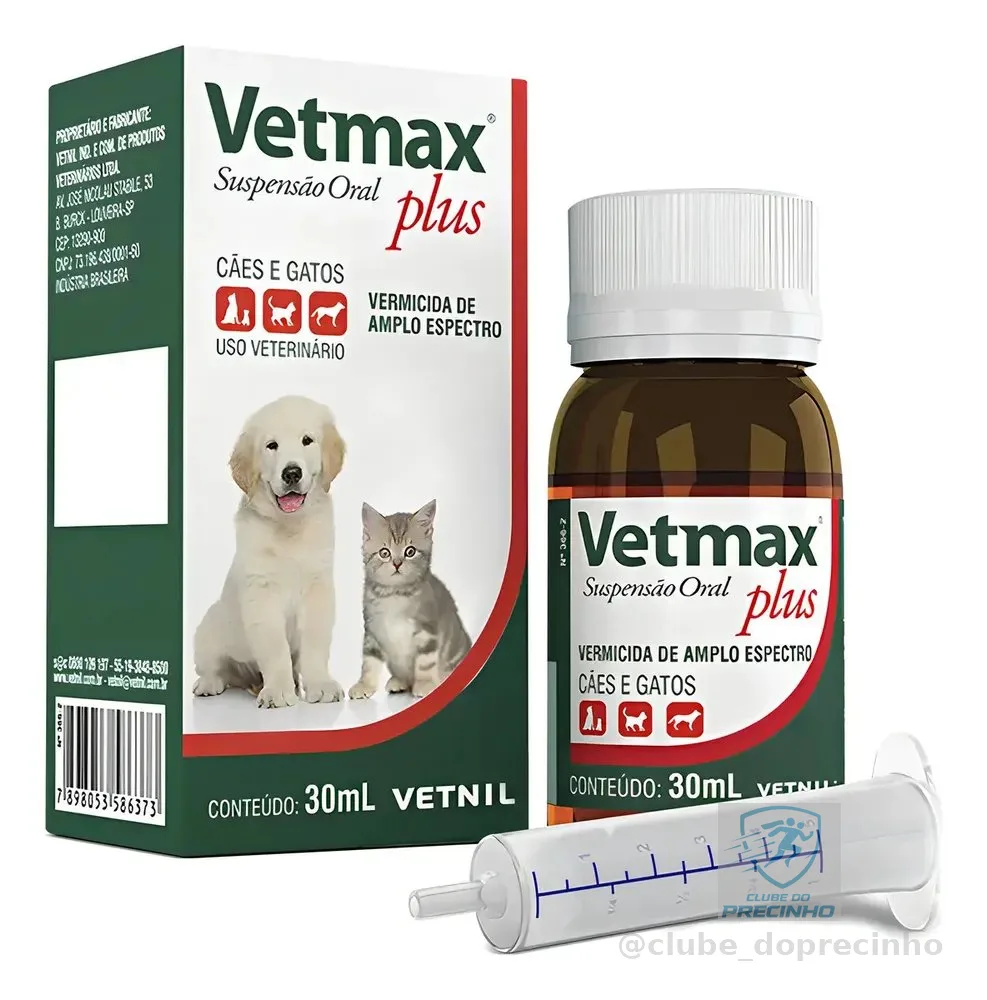 Vetmax Plus Suspensao Oral 30 Ml