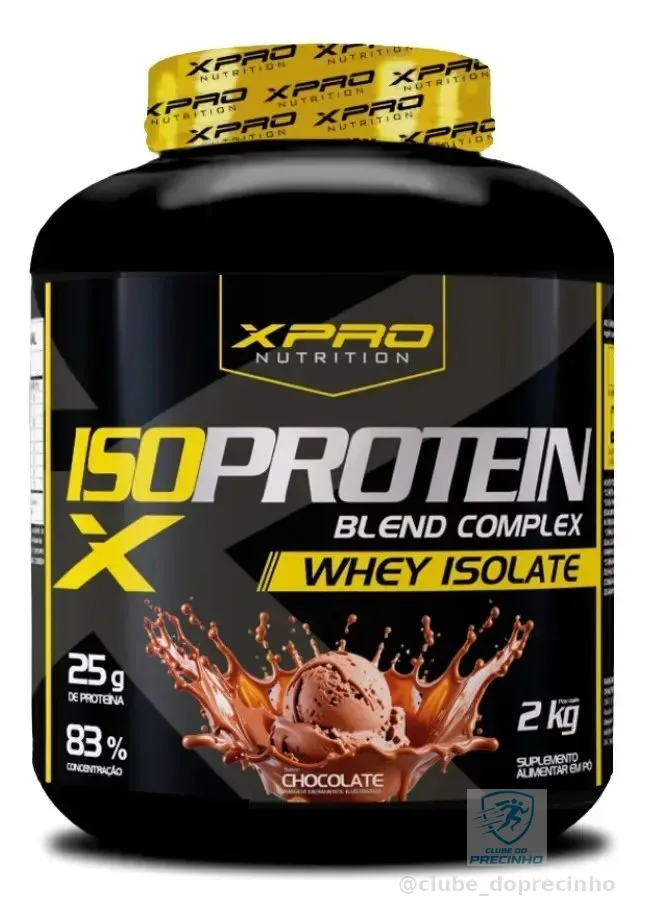 Whey Protein Iso Blend Complex 2kg de Chocolate Zero Açúcar - XPro Nutrition