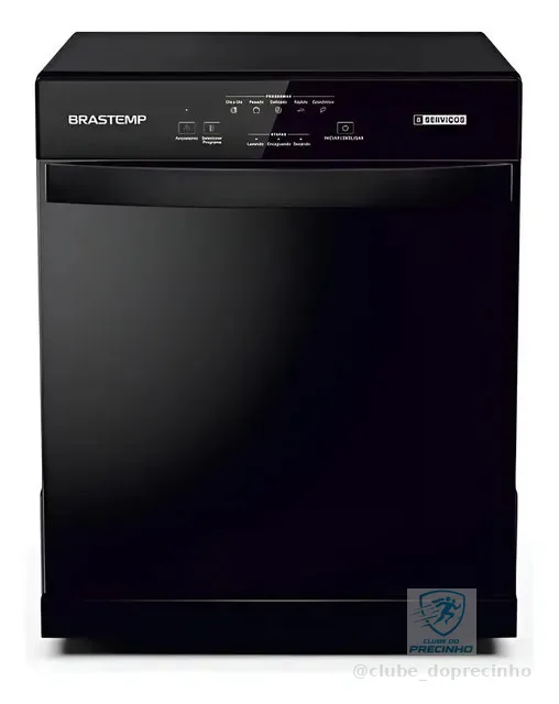 Lava Louças Brastemp 8 Serviços Preta - Blf08ae