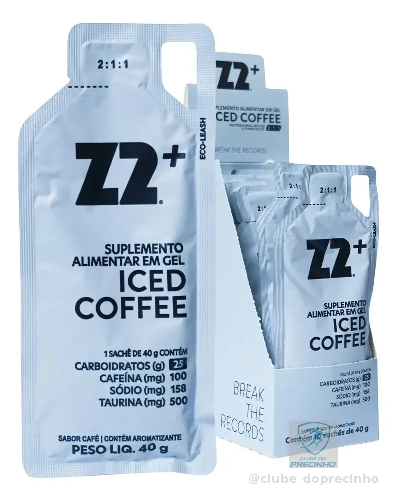 Energy Gel Z2+ Iced Coffee Box 10 Unidades