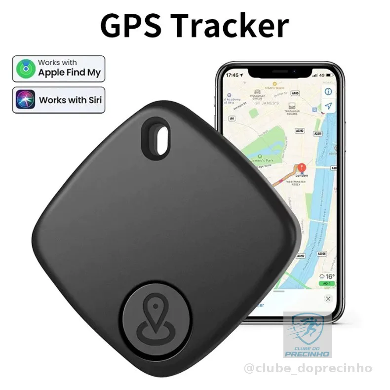 Rastreador AirTag Smart Tag Localizador-GPS Mala/Carro/Moto/Pet/Criança Sem Limite de Distância