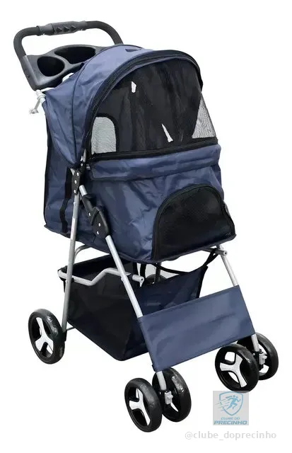 Carrinho De Passeio Para Cachorro Modelo Bigoopet