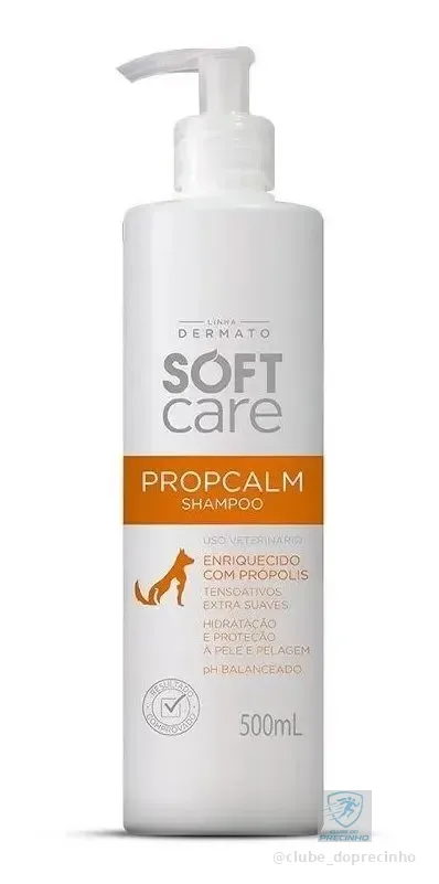 Soft Care Shampoo Dermatológico Pet Propcalm 500ml