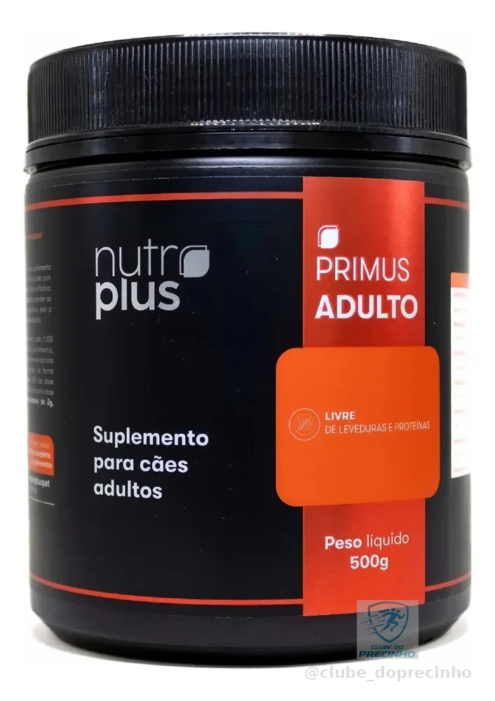 Suplemento Natural Primus P/ Cachorro Adulto 500g Nutroplus
