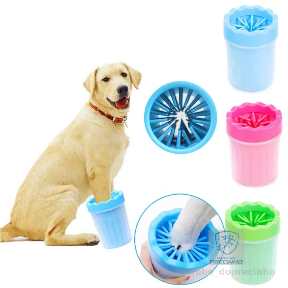 Limpa Patas Cachorro De Animais Em Silicone Pets Copo Limpador Banho Lava Pata Pet Cachorros Cão
