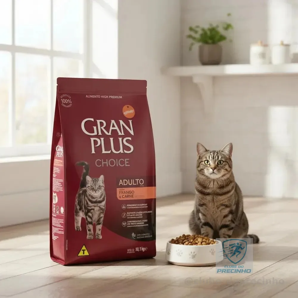 Ração Gran Plus Choice Gatos Adulto Frango E Carne 10,1kg,