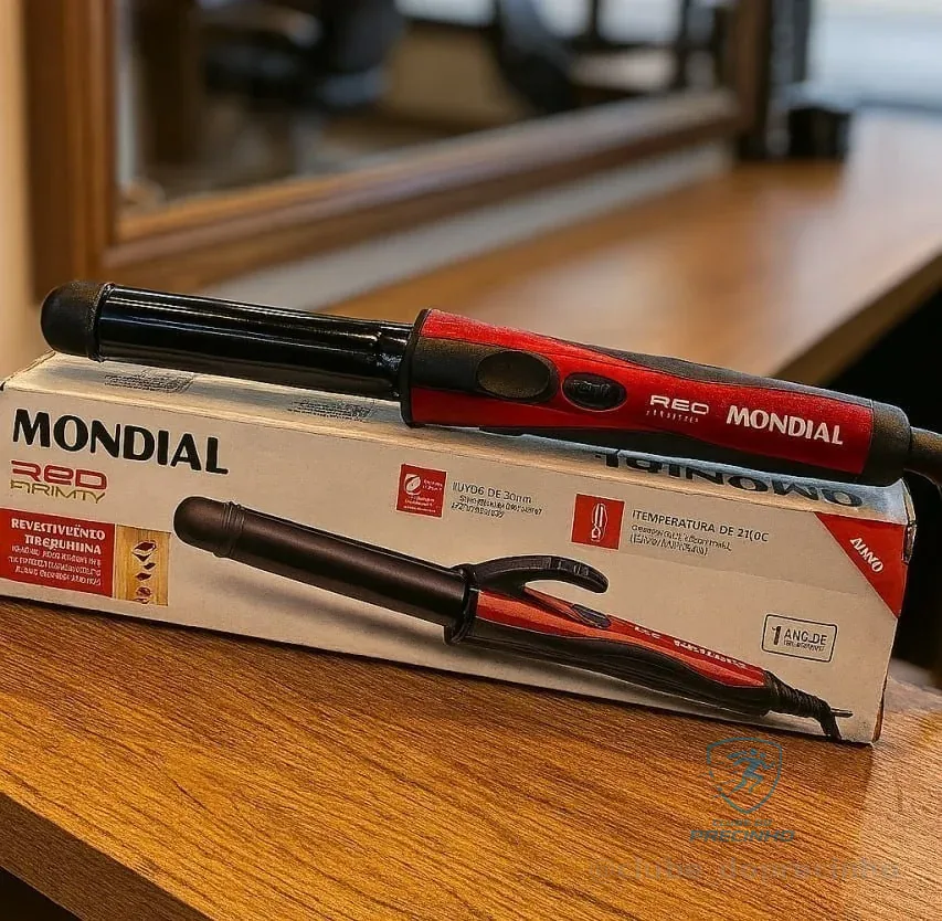 Modelador De Cachos Infinity Mondial 55w Em-12 Vermelho/preto 127/220v