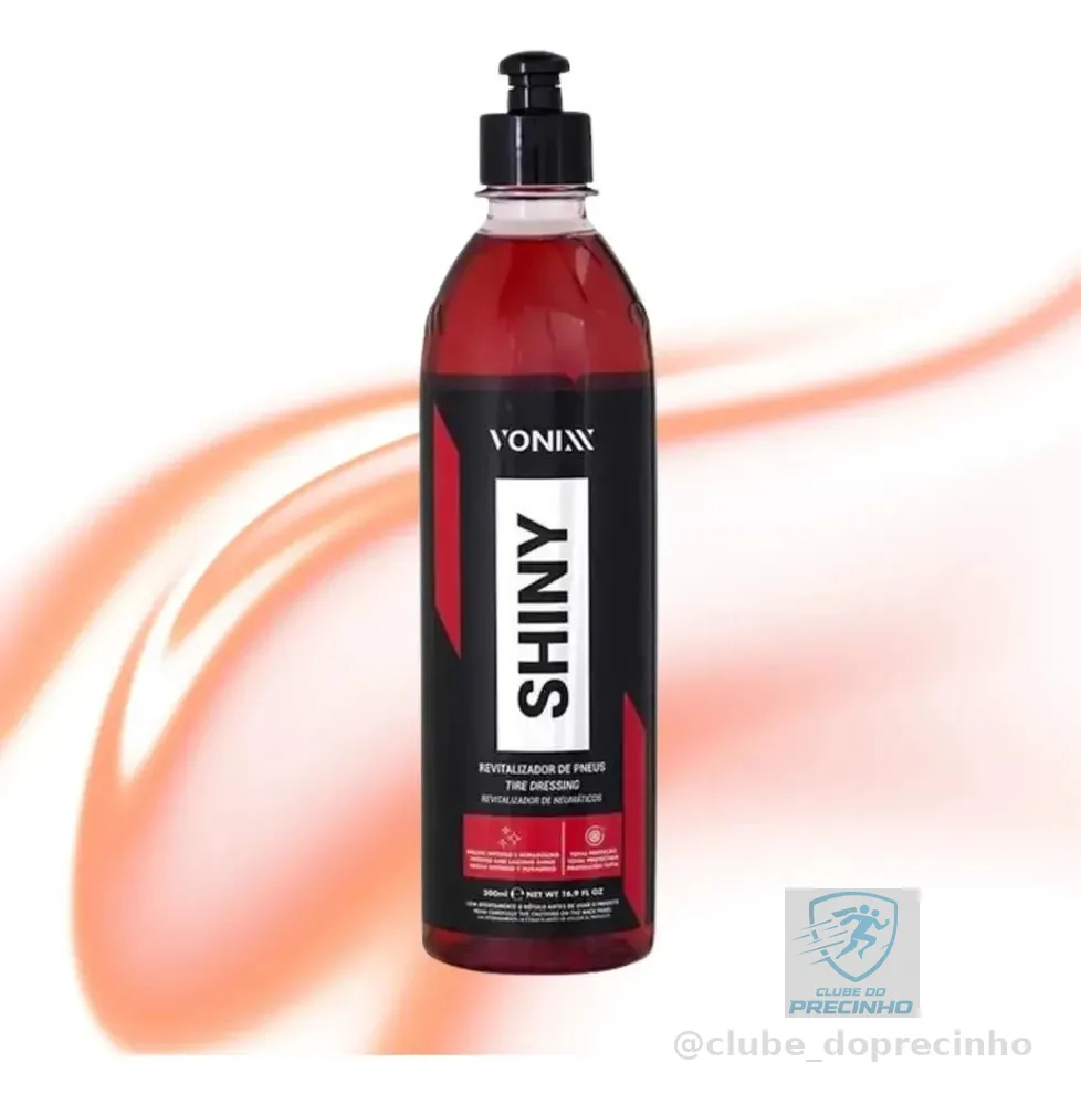 Shiny Revitalizador Pneu Pretinho Longa Duração Vonixx 500ml