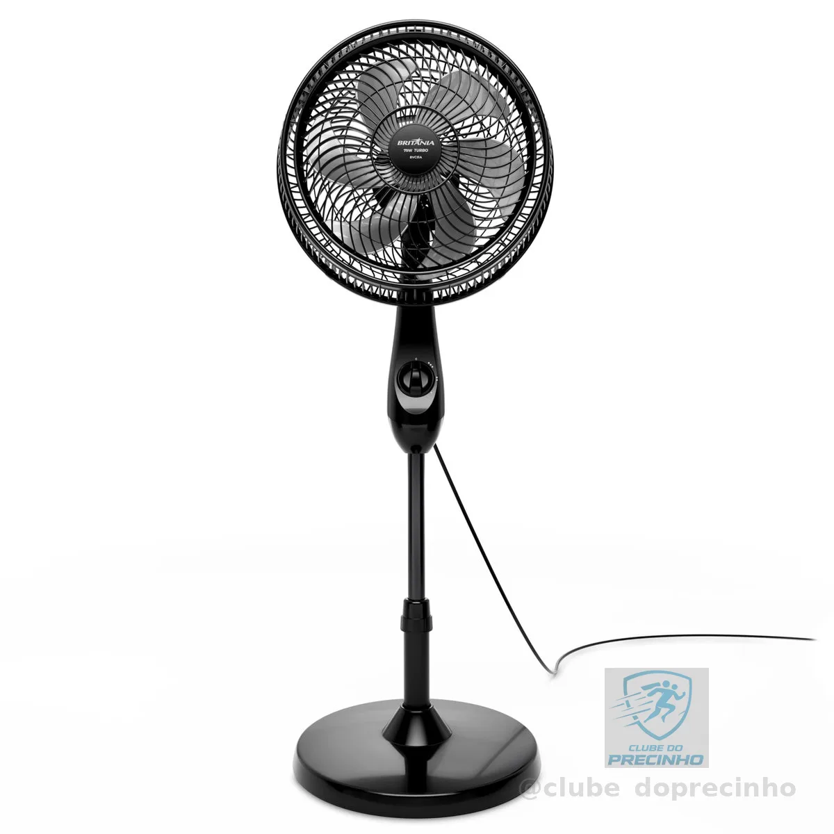 Ventilador de Coluna Britânia 6 Pás de 30cm 75W BVC31A 220V