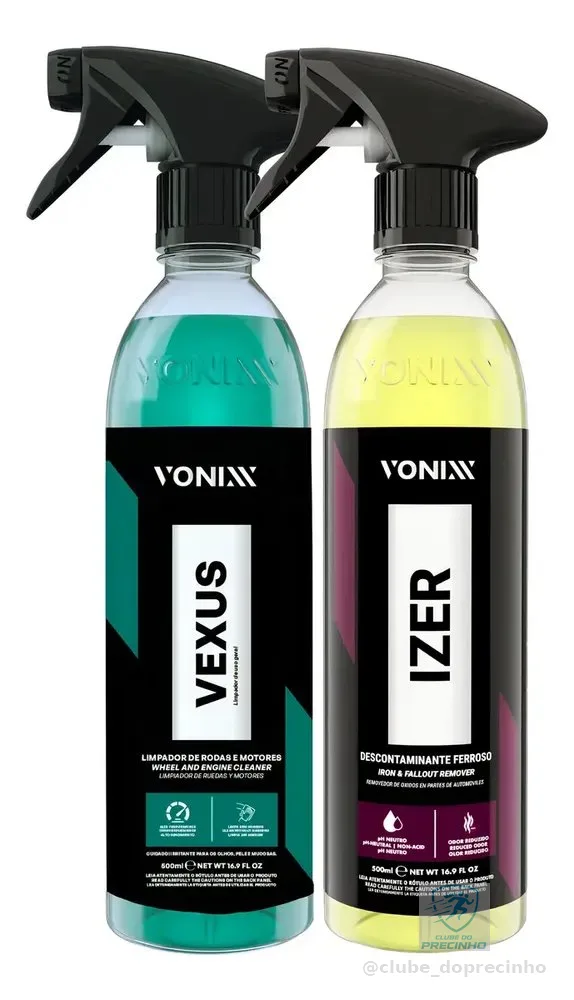 Kit Vonixx Desengraxante Automotivo 500ml Motor e Rodas