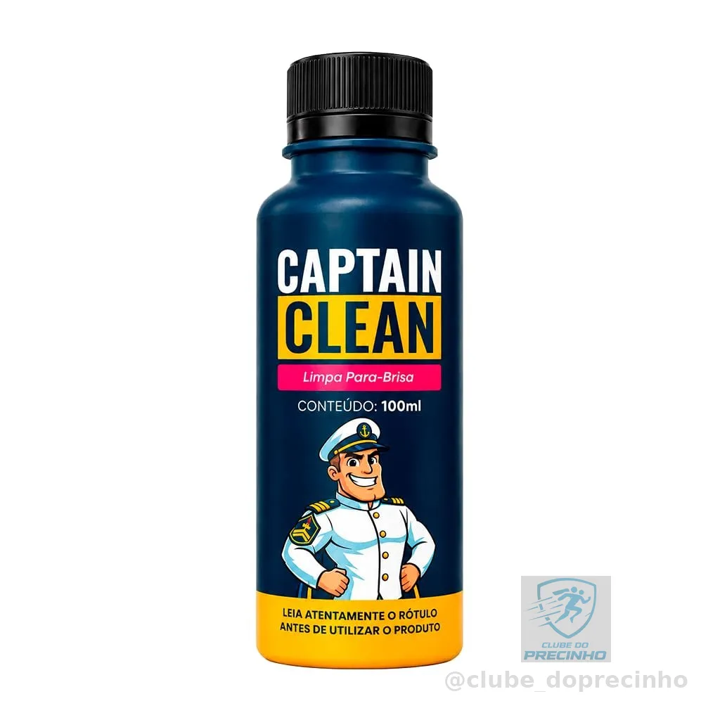 Limpa Para-Brisa Captain Clean Concentrado para Reservatório 100ml