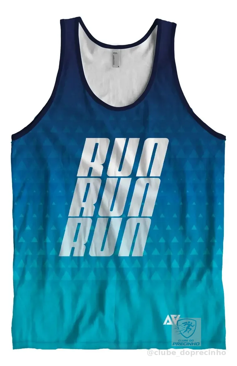 Camiseta Regata Masculina Dryfit Corrida Maratona Unissex