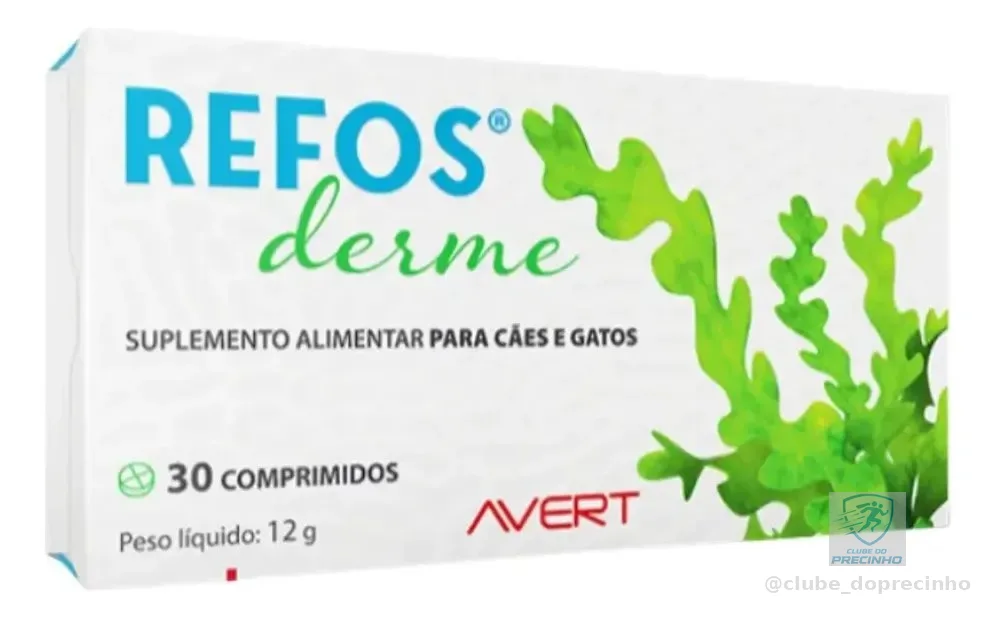 Refos Derme Suplemento Alimentar 30 Comprimidos Avert Cães
