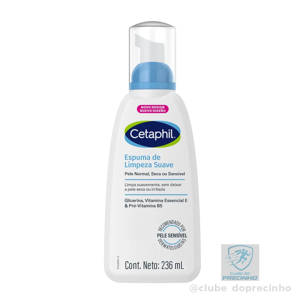 Cetaphil Espuma De Limpeza Facial Suave 236ml