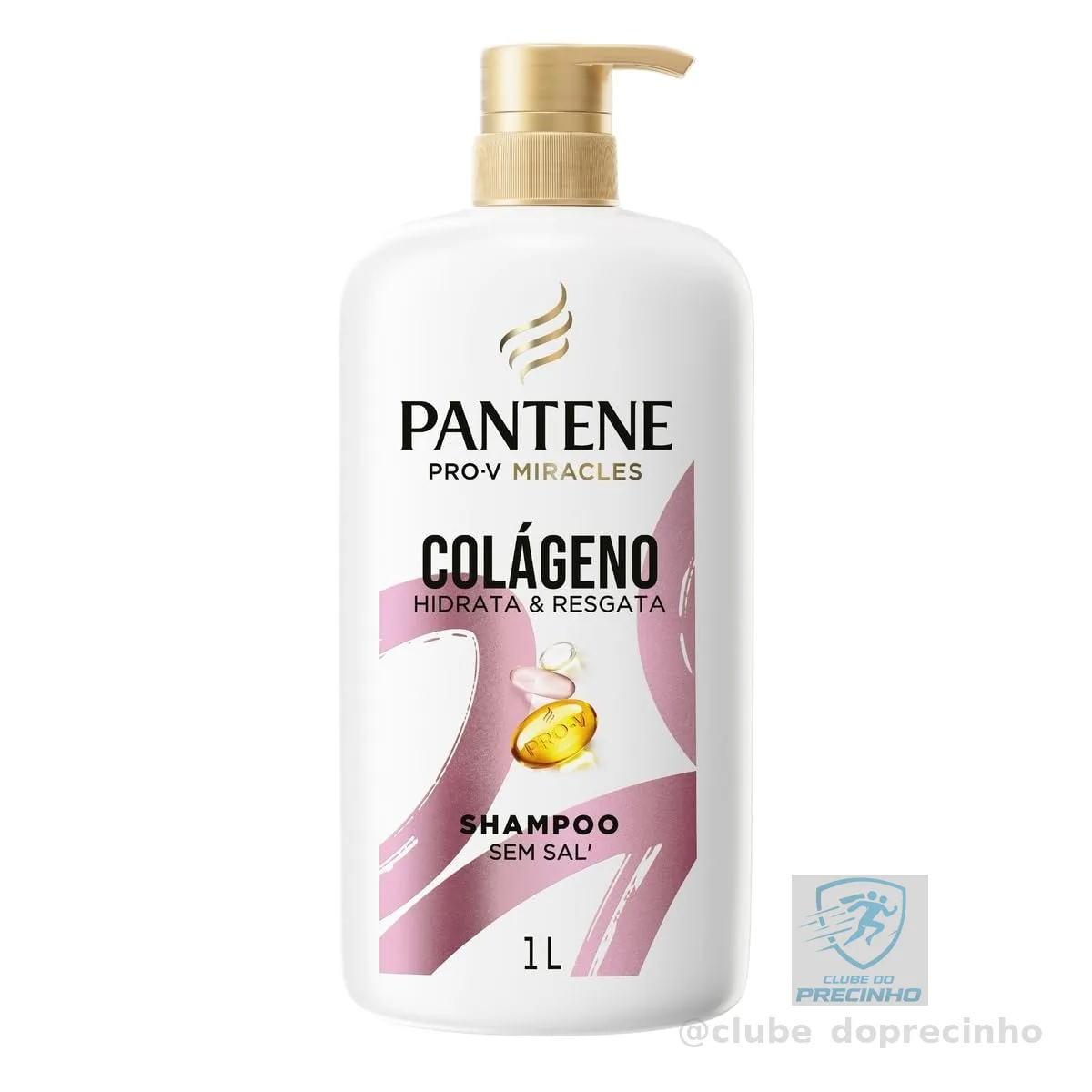 Pantene Pro-V Miracles Shampoo Colágeno Hidrata e Resgata 1L