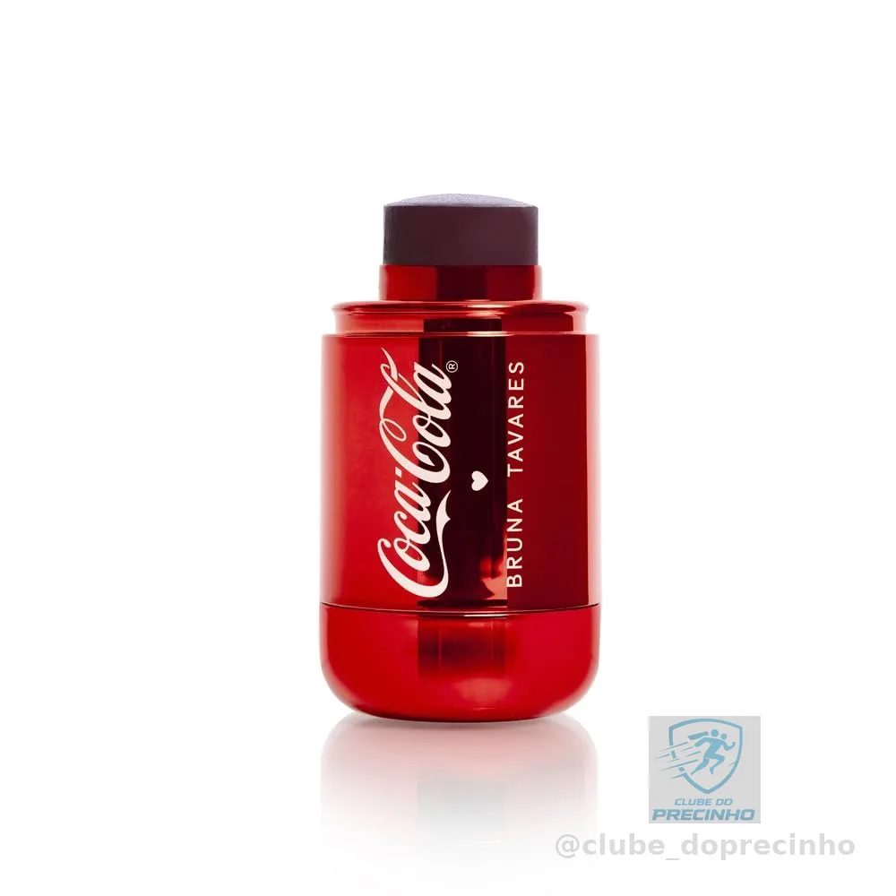 Bruna Tavares Blush Stick Coca Cola Cherry, Bastão para Face, Edição Limitada, Maquiagem Profissional