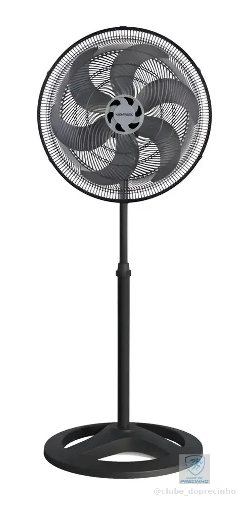 Ventisol Ventilador de Coluna Turbo 6 Pás 50cm cor Preto