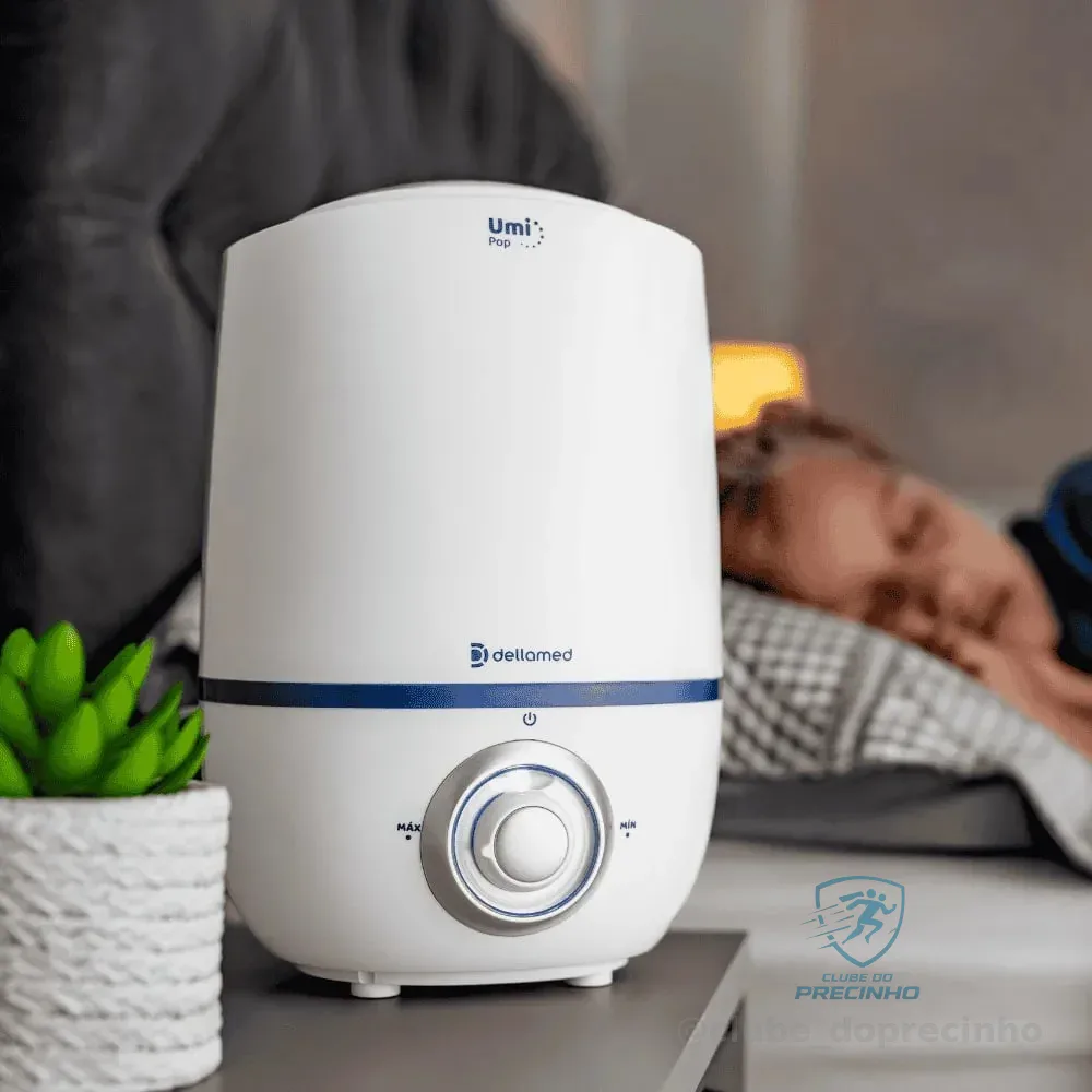 Umidificador De Ar Ultrassônico Umi Pop Health 2,3l Dellamed Cor Branco 127/220v