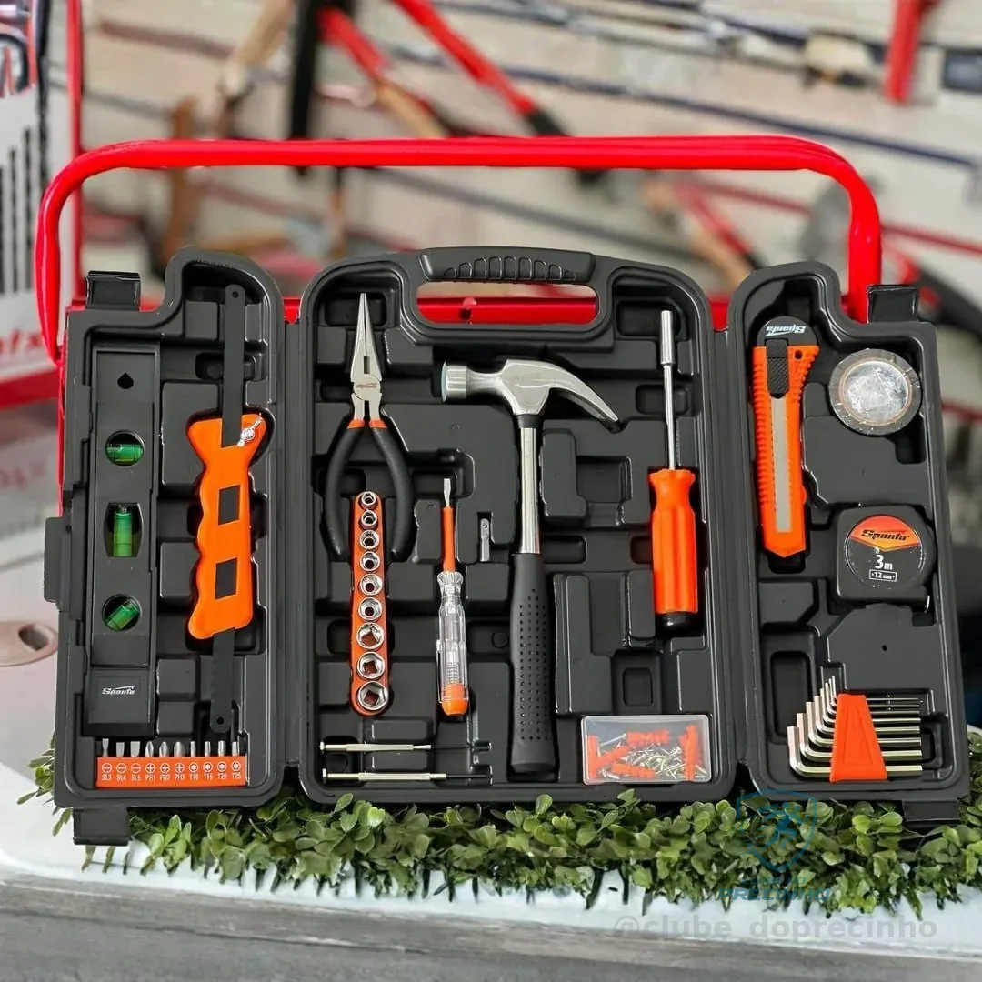 Sparta Maleta de ferramentas kit com 165 peças