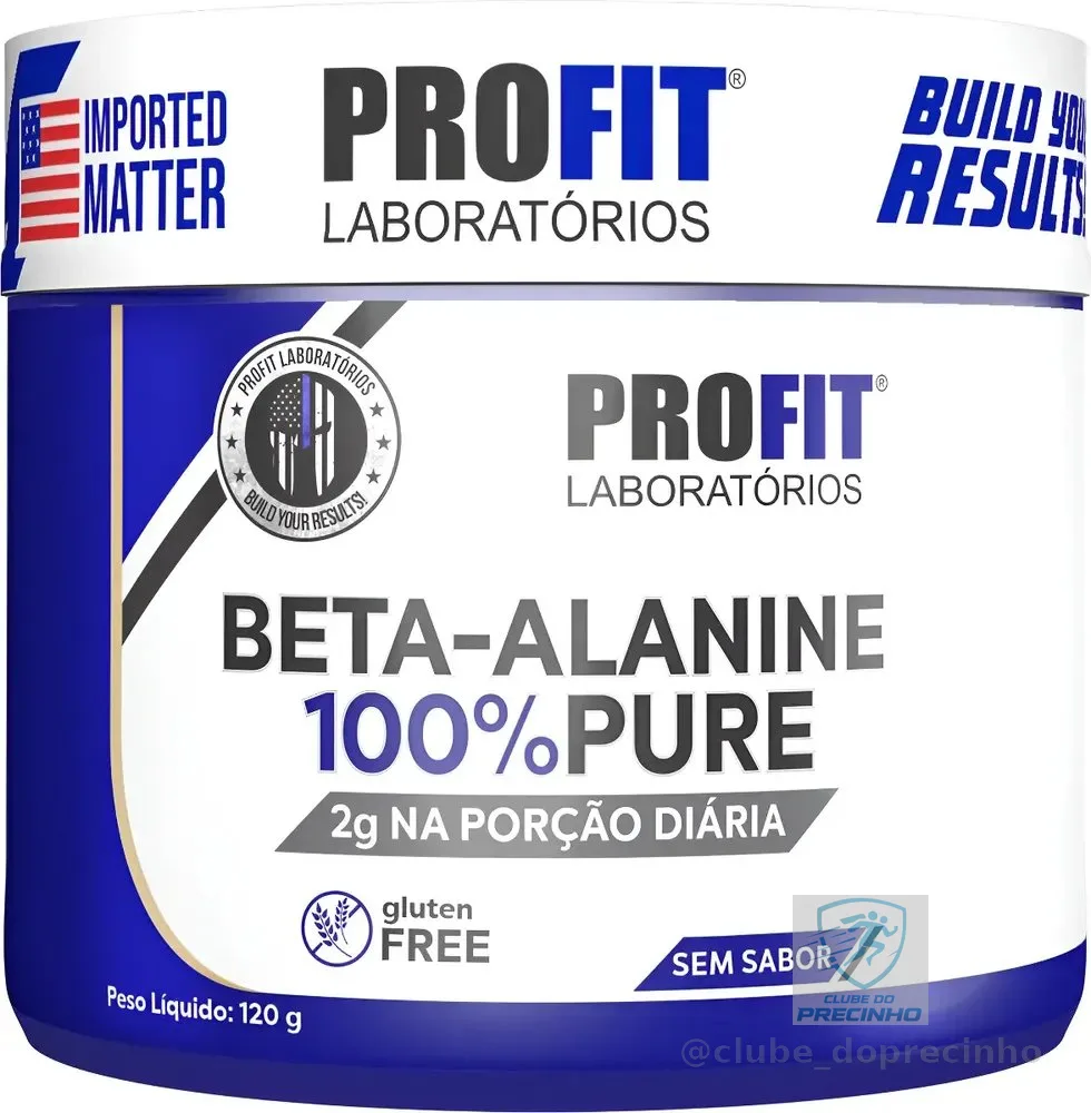 Beta Alanina 100% Pure 120g - Profit Labs Sabor Natural